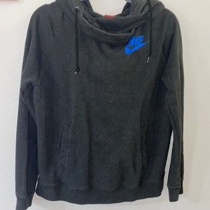 Nike sweatshirt - gray with blue logo (Large)